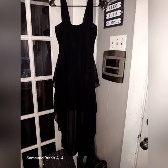 NWT Acevog  Elegant Black Dress, Size S - Picture 6 of 6